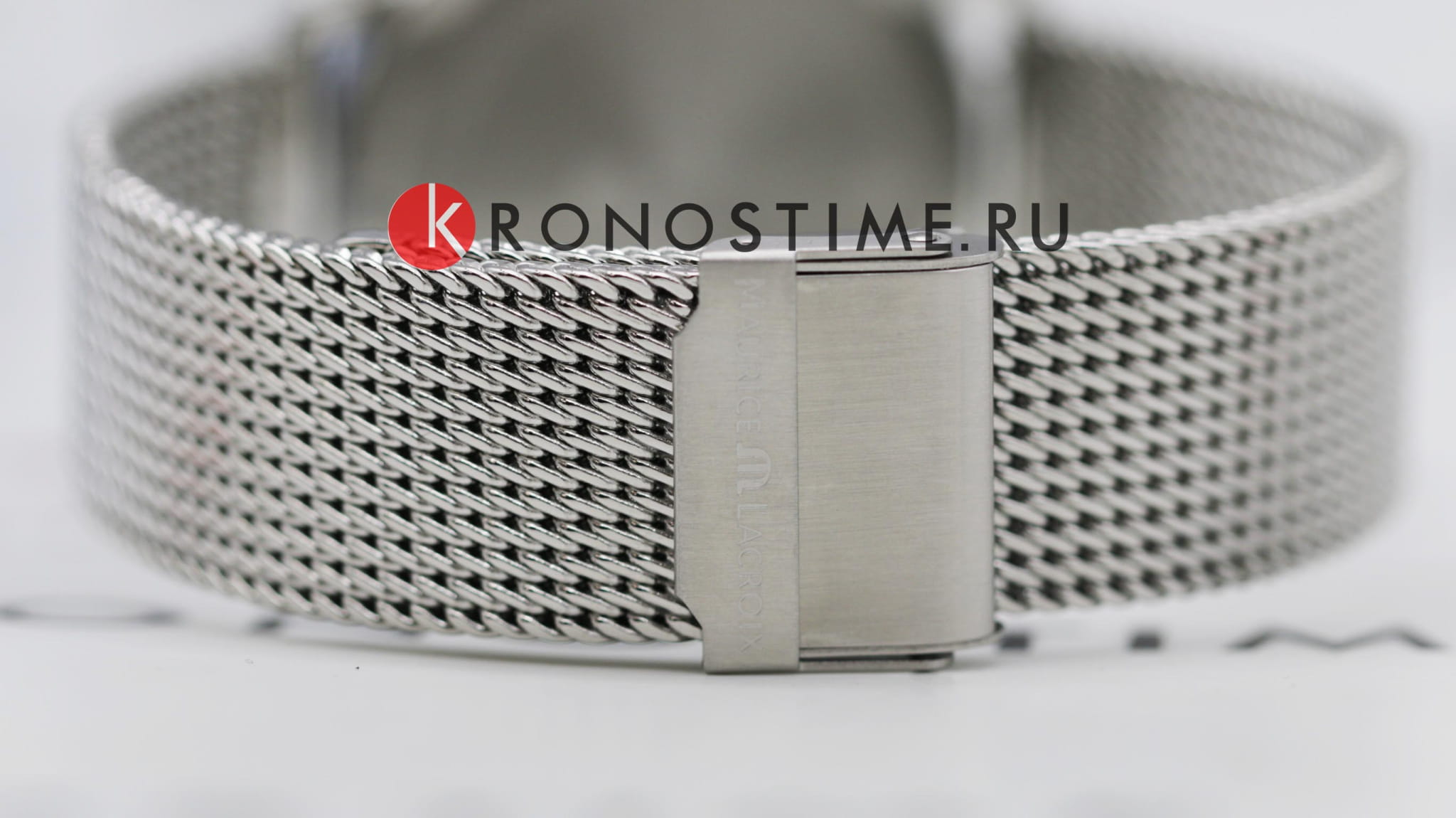 Maurice Lacroix EL1118-SS006-620-1 мужские часы застежка крупным планом